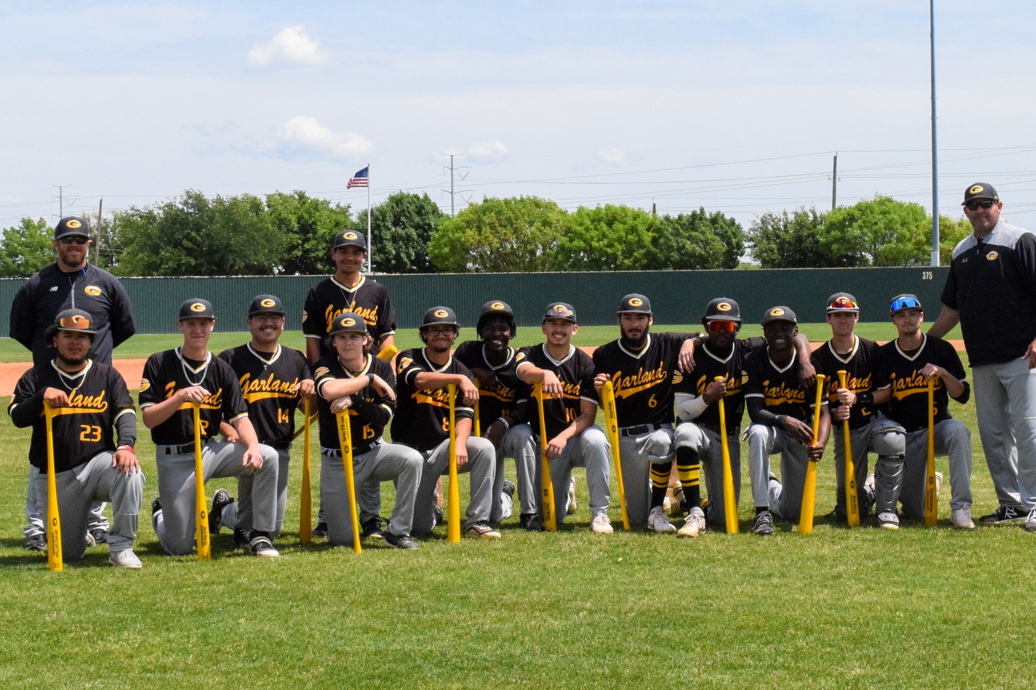 2023 Garland High baseball team graduating seniors